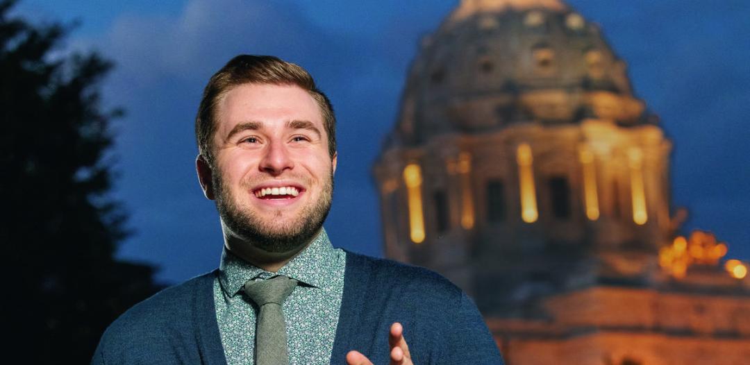 Connor at the Capitol