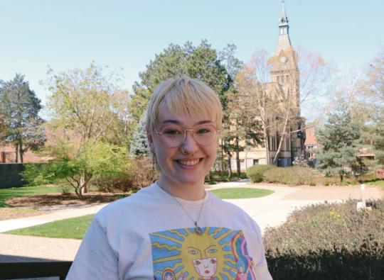 Eden Fahy, theatre arts at Hamline University, MN