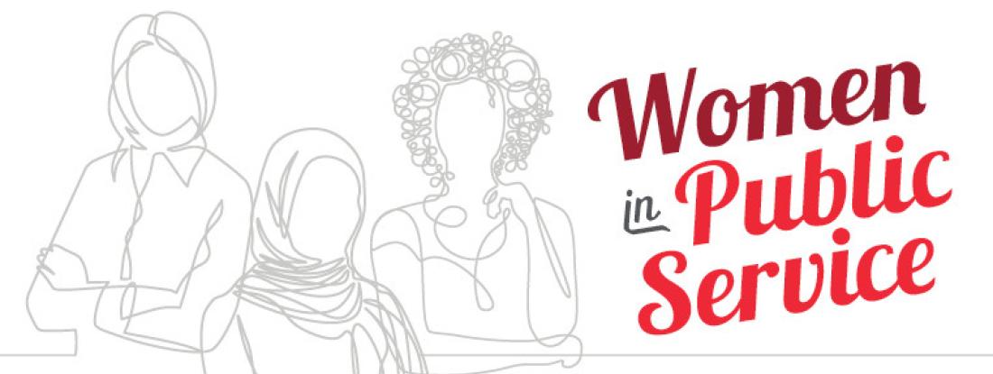 Women in public service banner
