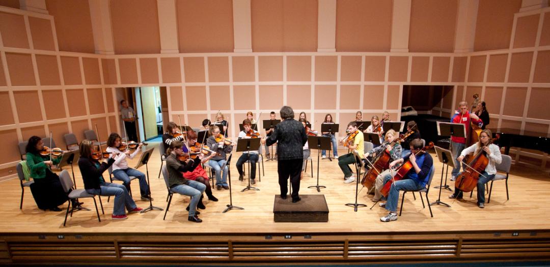 Student ensemble concert at Sundin Music Hall