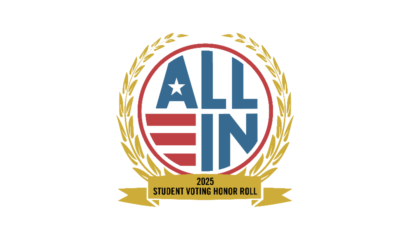 2025 All-In Student Voting Honor Roll