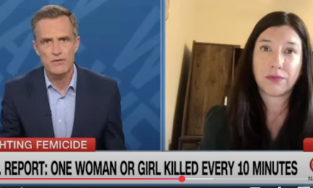 Jillian Peterson appearing on CNN International: U.N. Report: One Woman or Girl Killed Every 10 Minutes